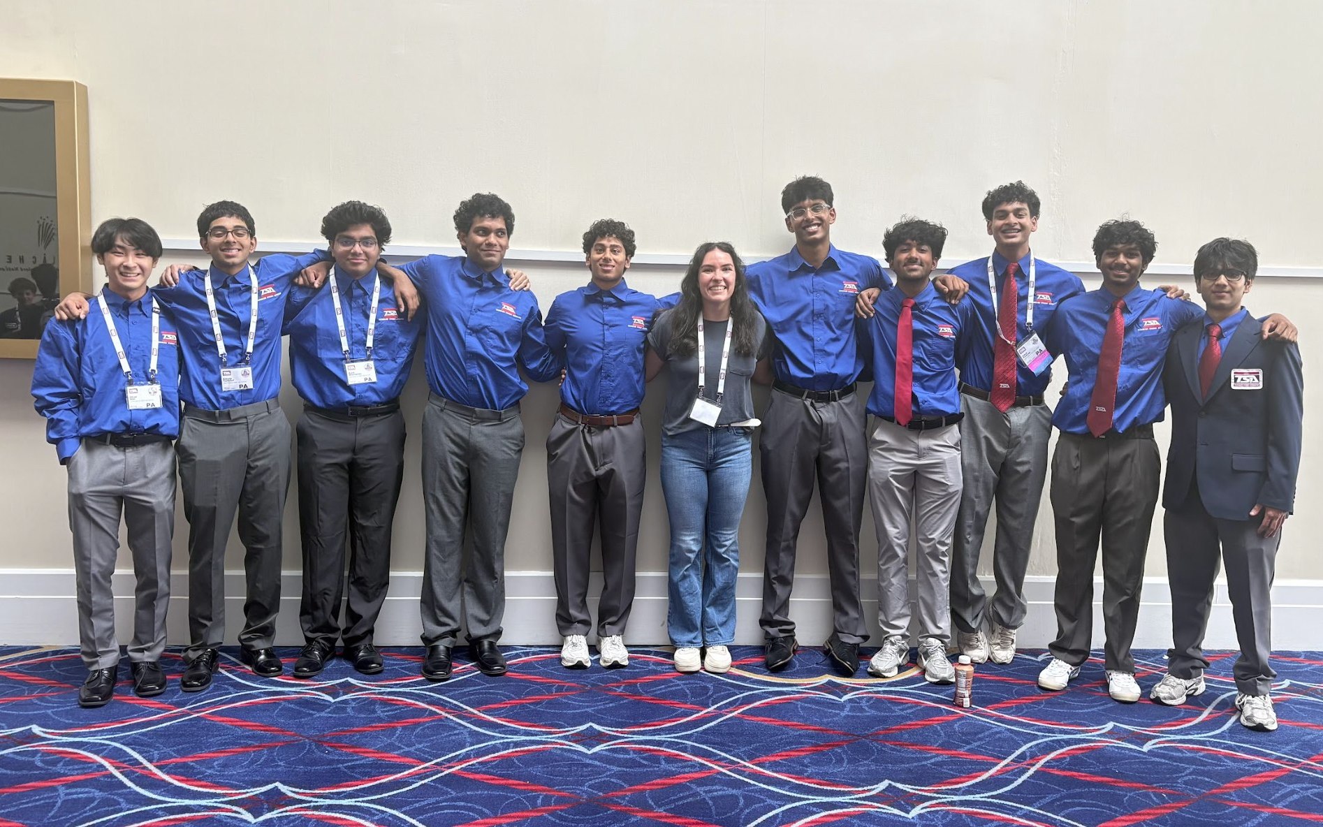 Chapter members at the TSA National Conference